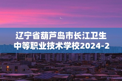 辽宁省葫芦岛市长江卫生中等职业技术学校2024-2025高三上学期11月期中考试 化学试题（答案）