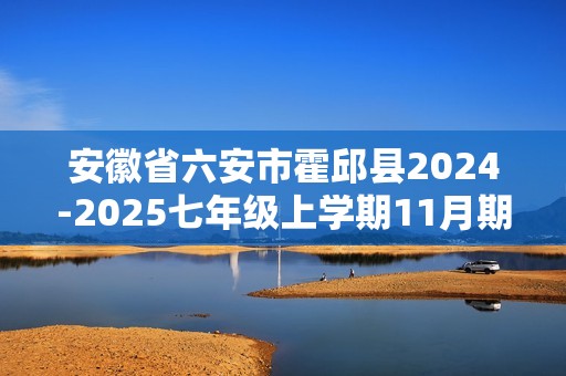 安徽省六安市霍邱县2024-2025七年级上学期11月期中生物学试题（答案）