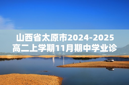 山西省太原市2024-2025高二上学期11月期中学业诊断数学试题（含答案）