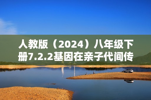 人教版（2024）八年级下册7.2.2基因在亲子代间传递同步练习（答案）