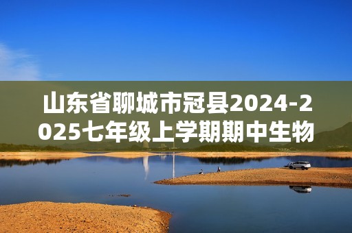 山东省聊城市冠县2024-2025七年级上学期期中生物学试题（答案）