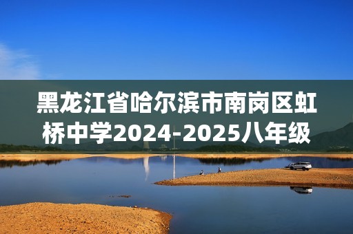 黑龙江省哈尔滨市南岗区虹桥中学2024-2025八年级上学期十二月考试化学试卷(图片版,无答案)