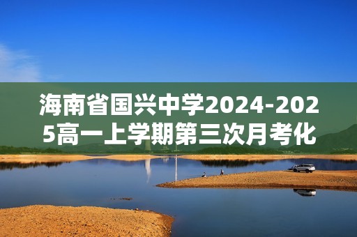 海南省国兴中学2024-2025高一上学期第三次月考化学试题（答案）