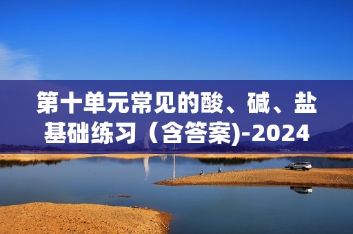 第十单元常见的酸、碱、盐基础练习（含答案)-2024-2025人教版（2024）九年级化学下册