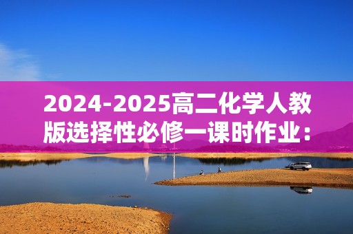 2024-2025高二化学人教版选择性必修一课时作业：化学反应的调控（含解析）