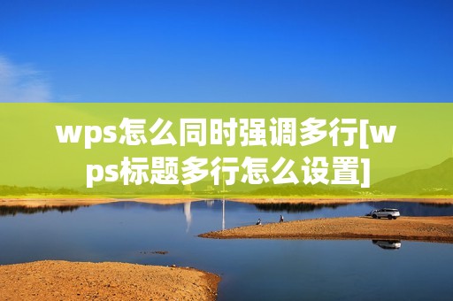 wps怎么同时强调多行[wps标题多行怎么设置]