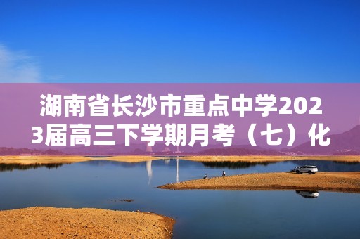 湖南省长沙市重点中学2023届高三下学期月考（七）化学试题（答案）