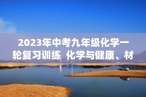 2023年中考九年级化学一轮复习训练  化学与健康、材料、能源、环境(答案)