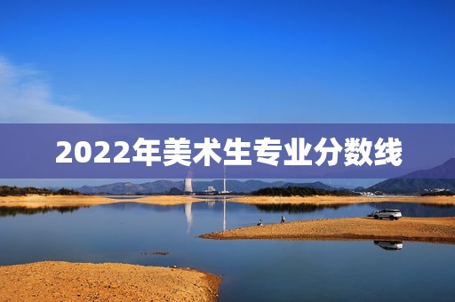 2022年美术生专业分数线