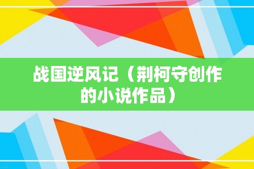 战国逆风记（荆柯守创作的小说作品）