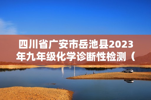 四川省广安市岳池县2023年九年级化学诊断性检测（二）试题（答案）